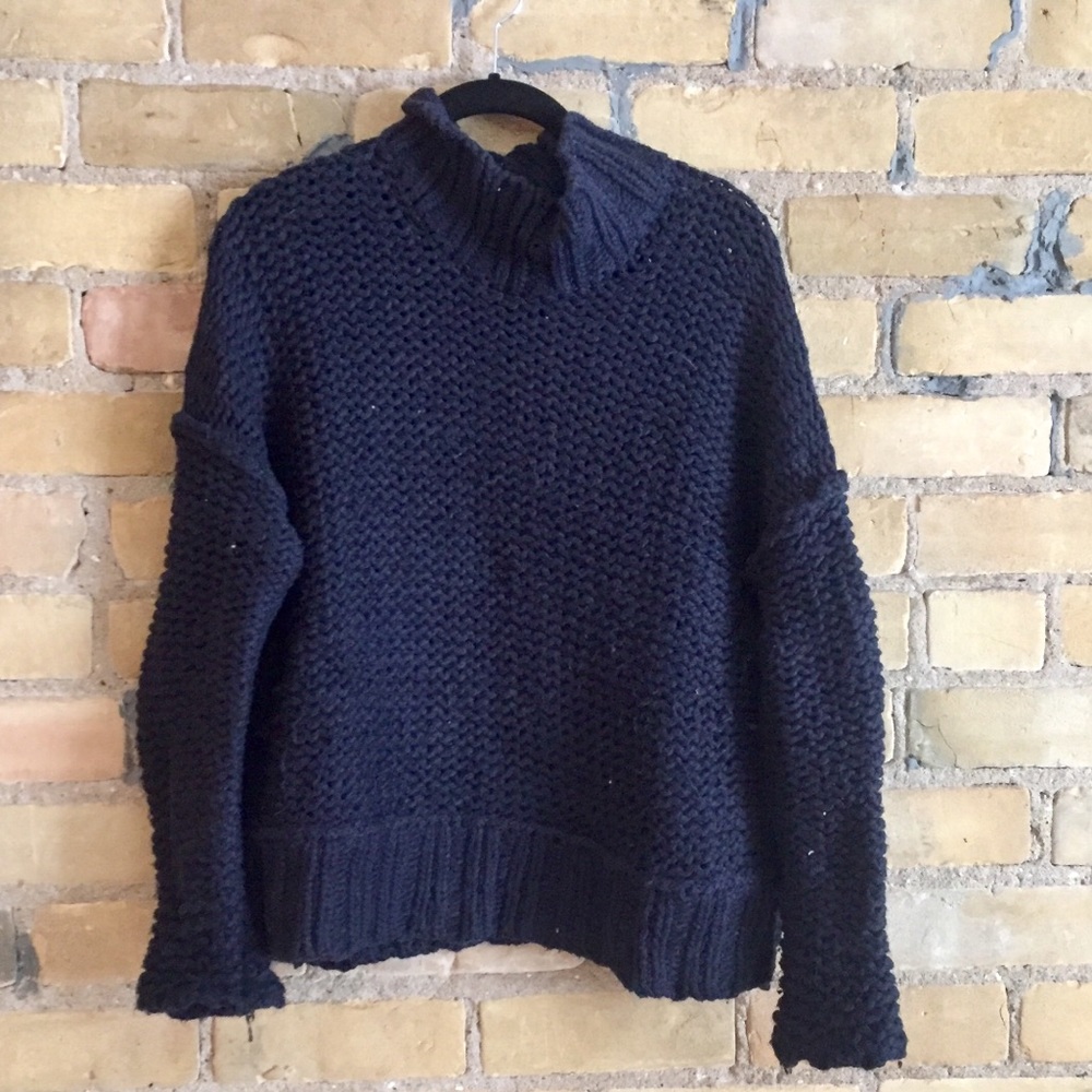 Chunky Free People turtleneck sweater
